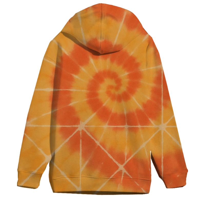 Sunset Spiral Itajime Hybrid hoodie styles