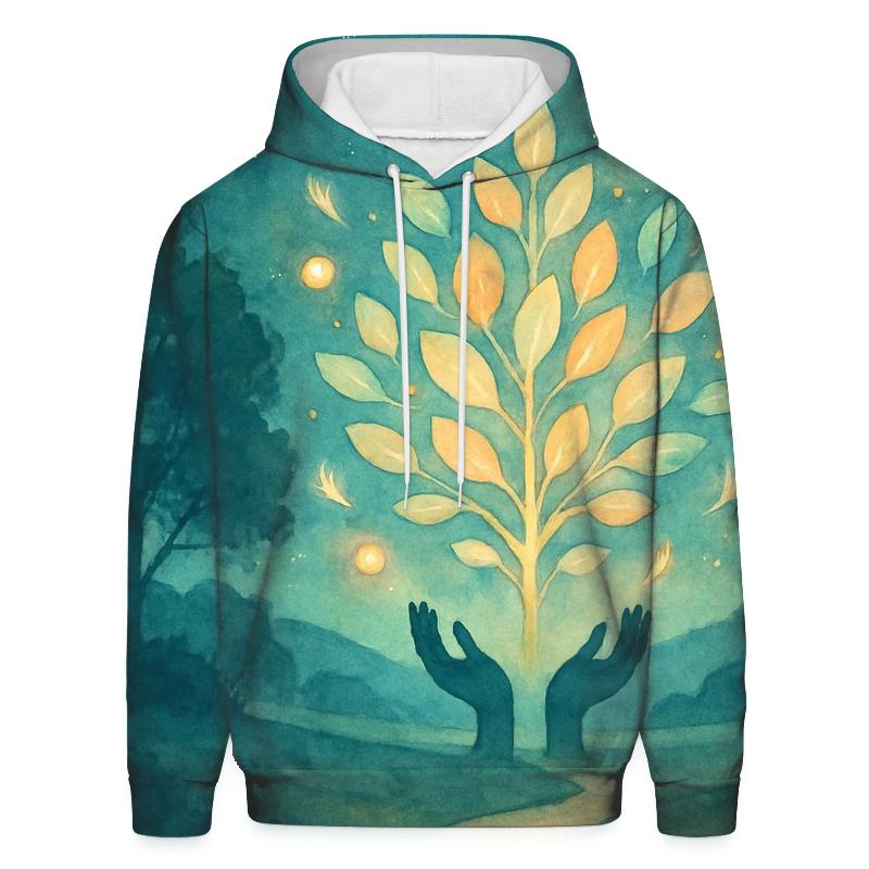 Luminous Orchard hoodie trends