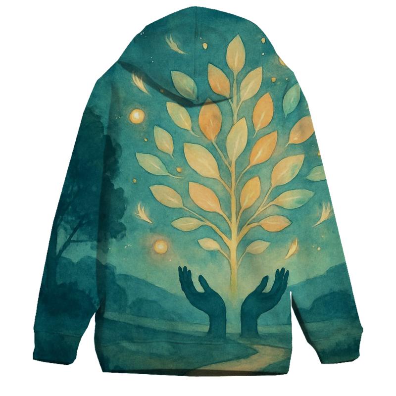 Luminous Orchard hoodie trends
