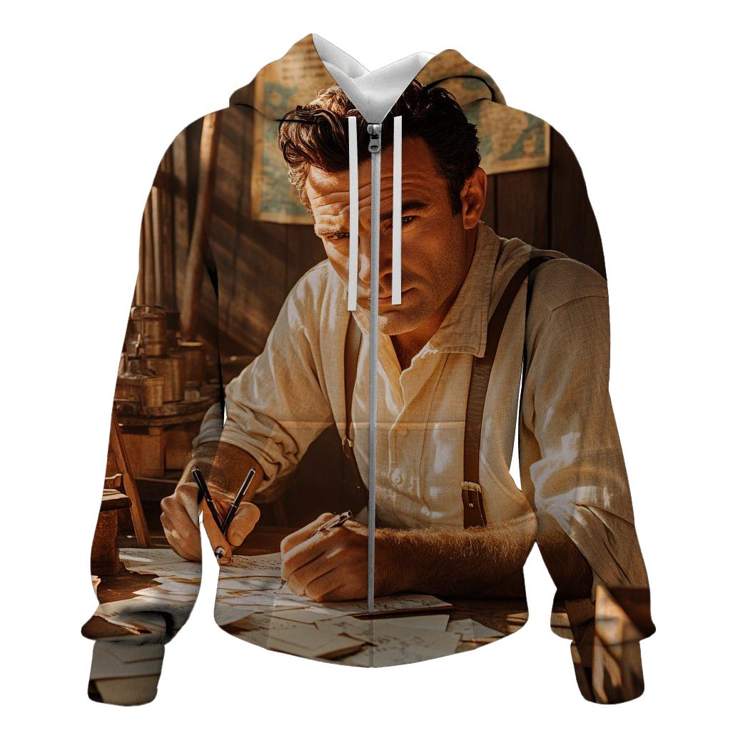 Graham Greene Writing In A Colonial African Post Office hoodies fashion