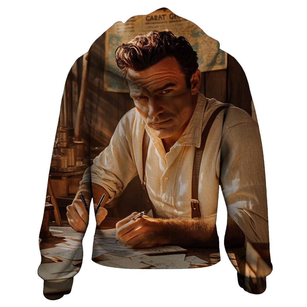 Graham Greene Writing In A Colonial African Post Office hoodies fashion