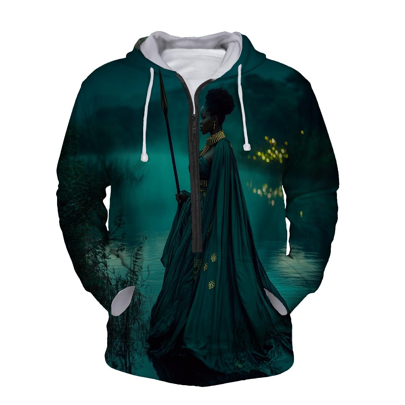 Lupita Nyongo: Nakias Riverheart Of Wakandan Resolve premium hoodies