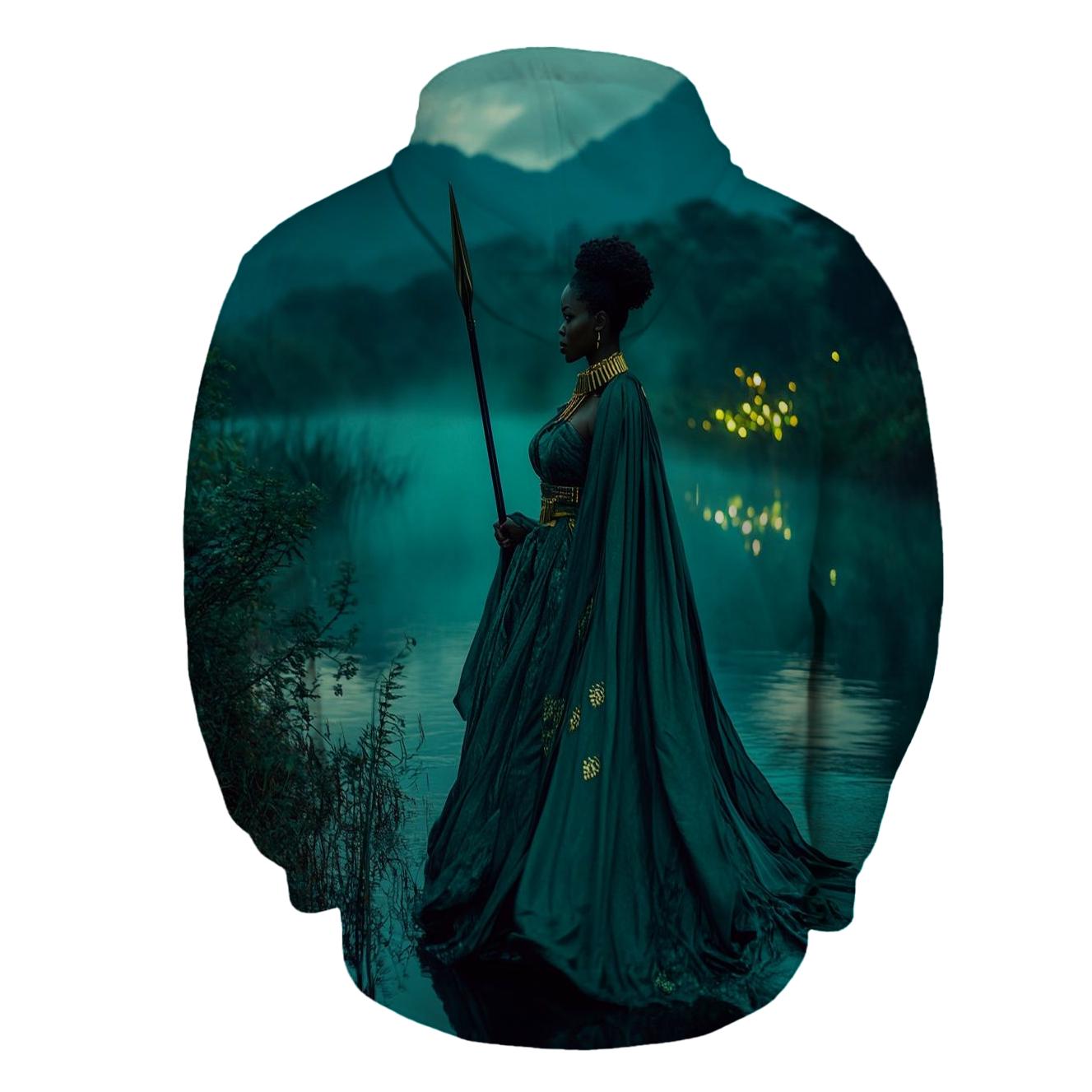 Lupita Nyongo: Nakias Riverheart Of Wakandan Resolve premium hoodies