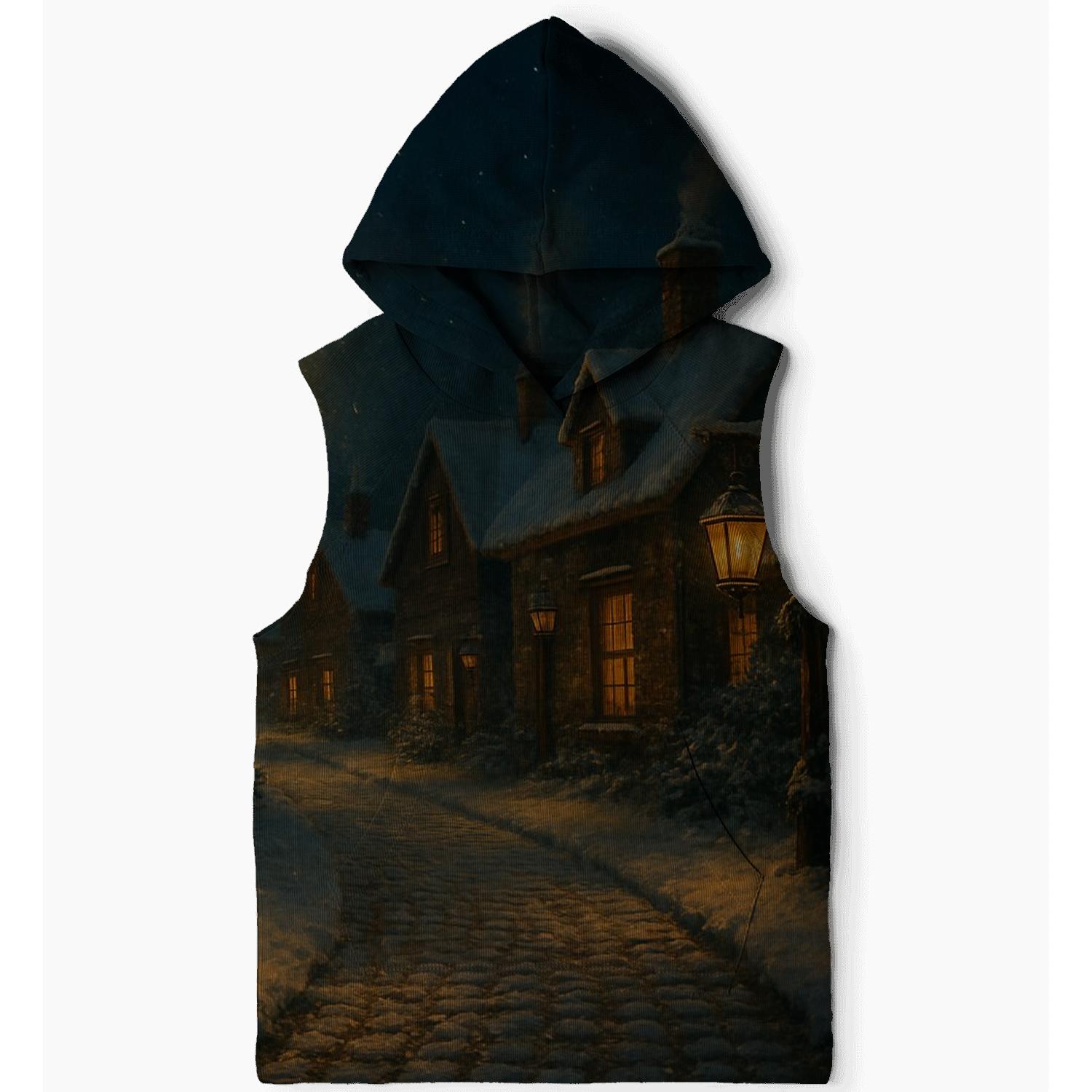 Christmas Eve Lantern Glow zip-up hoodies