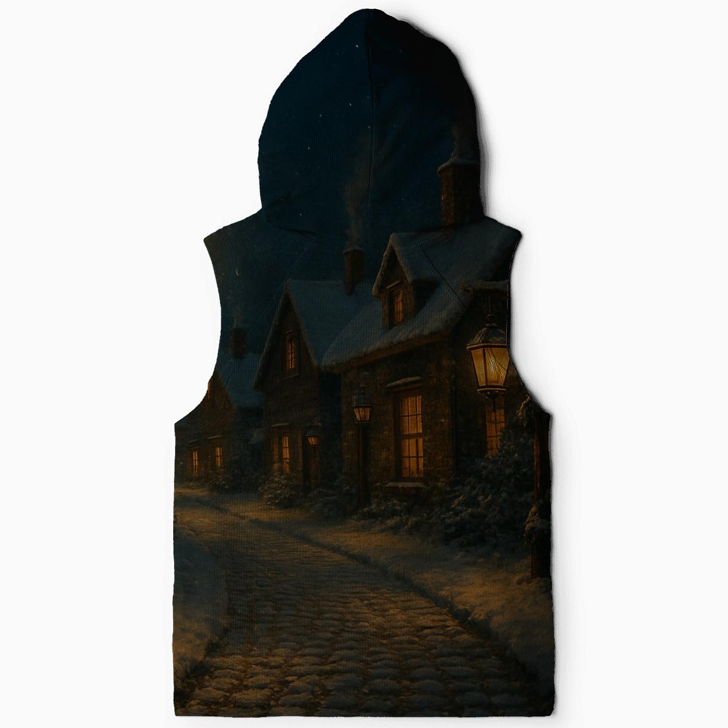 Christmas Eve Lantern Glow zip-up hoodies