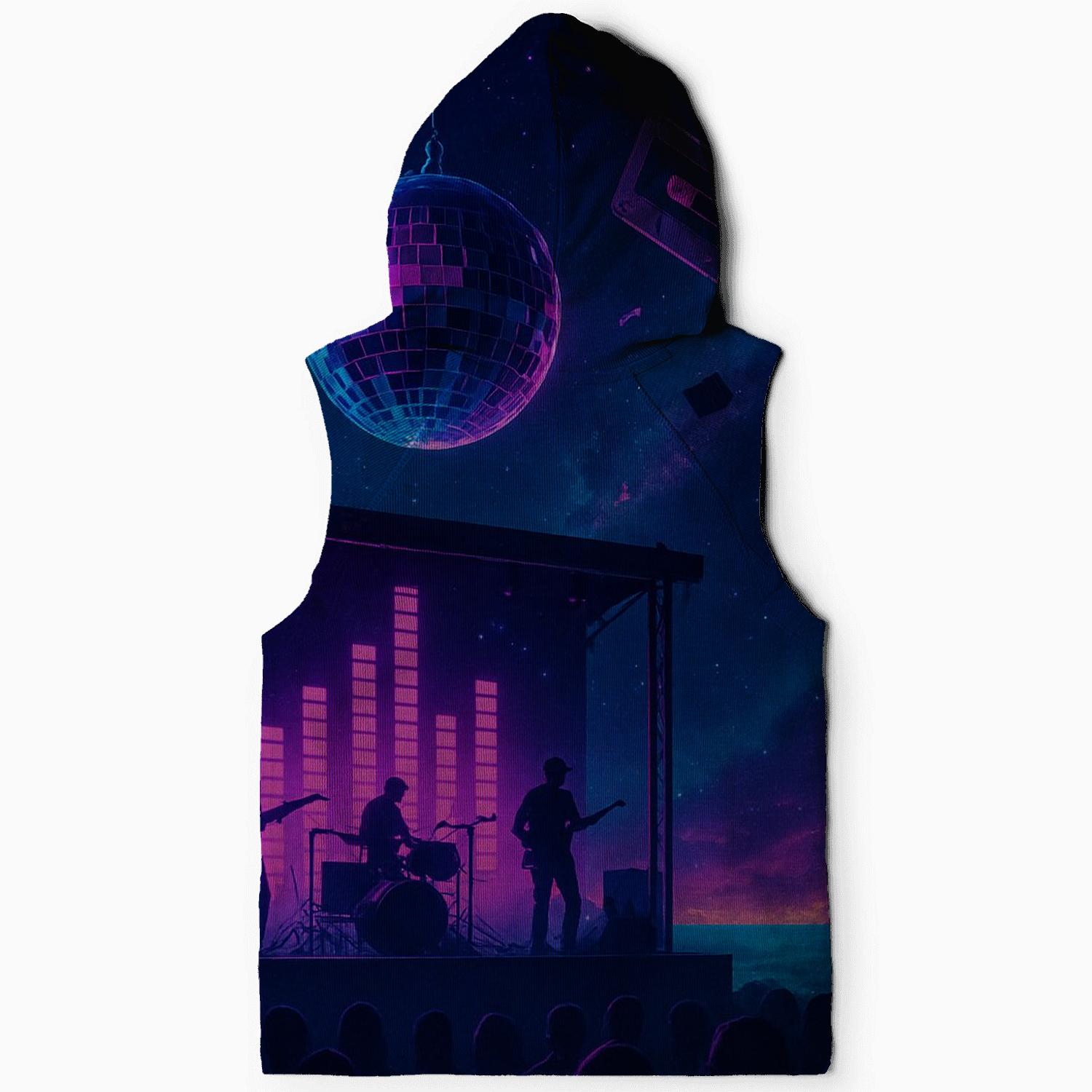 Nebula Night Concert graphic hoodies