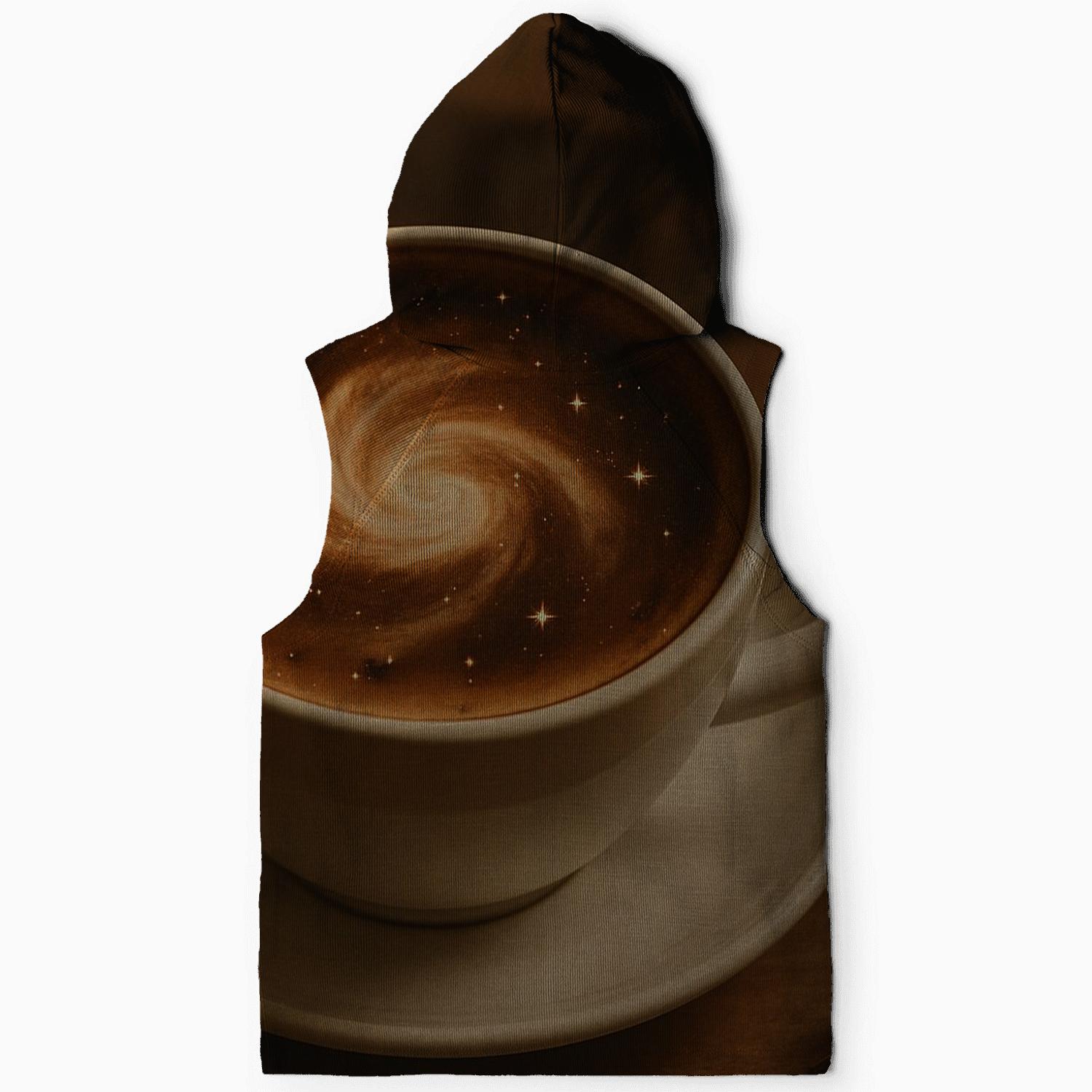 Latte Nebula Art lightweight hoodies