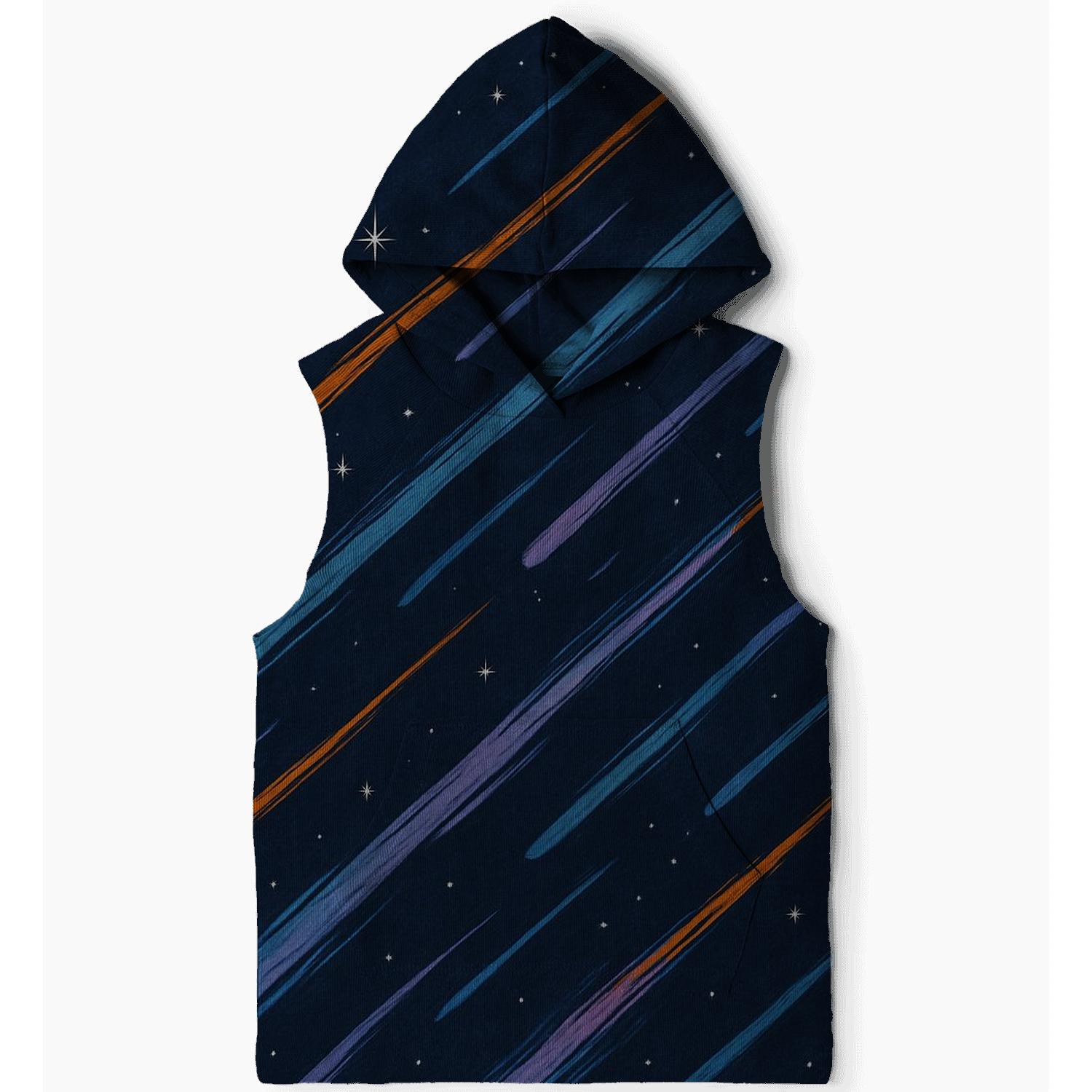 Meteor Shower Stream printed hoodies