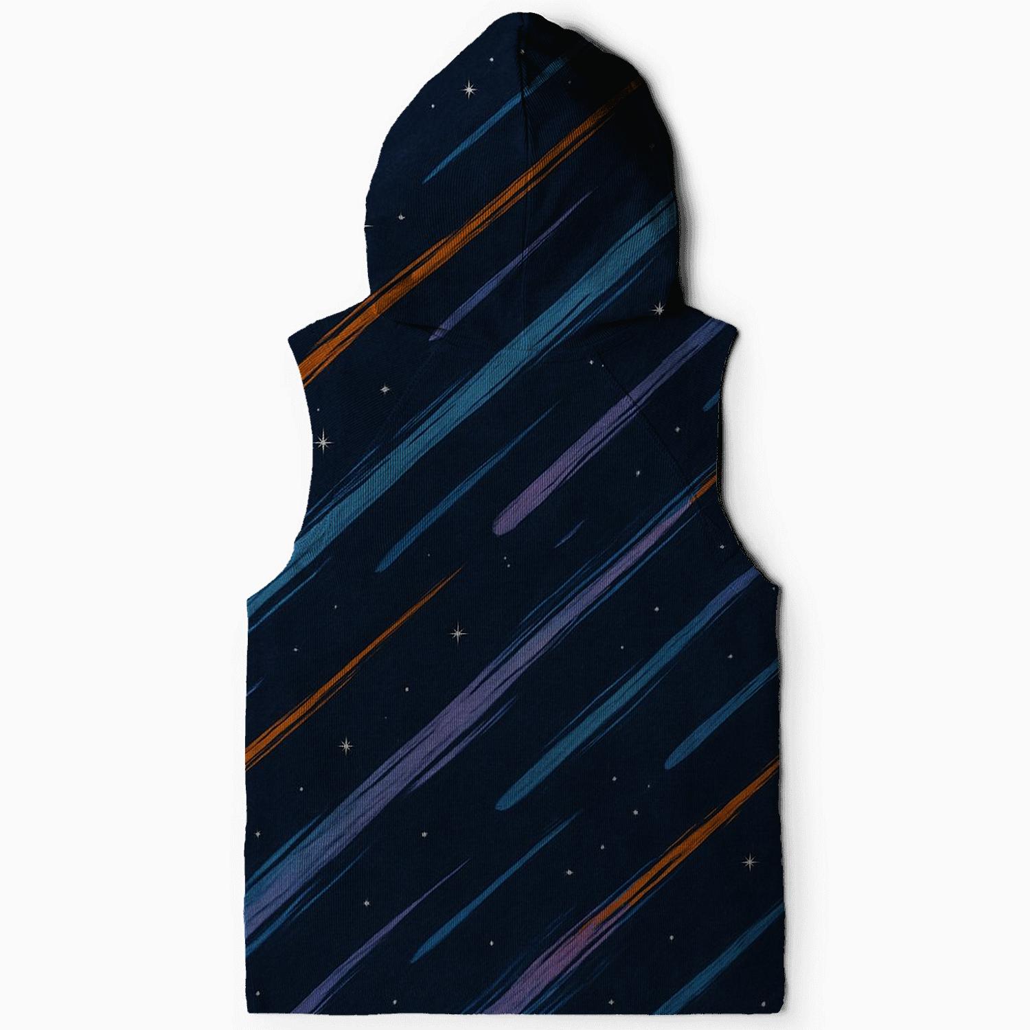 Meteor Shower Stream printed hoodies
