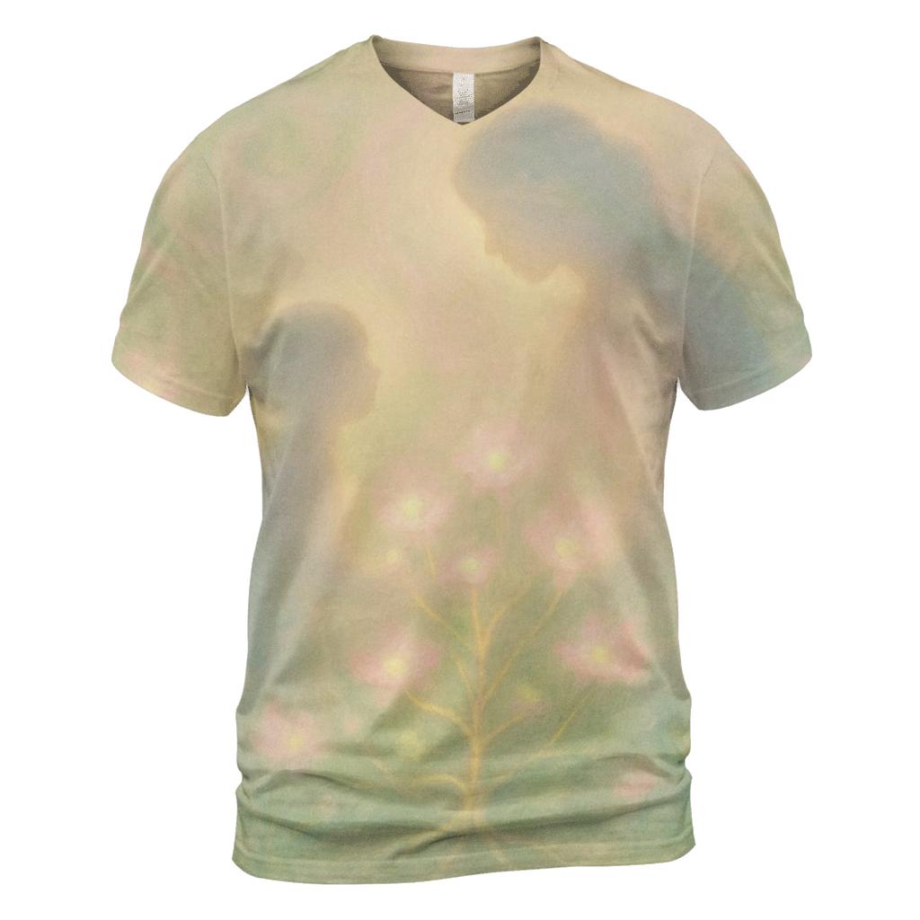 The Silent Garden: Nurturing Love That Blooms Within creative print fashion shirts