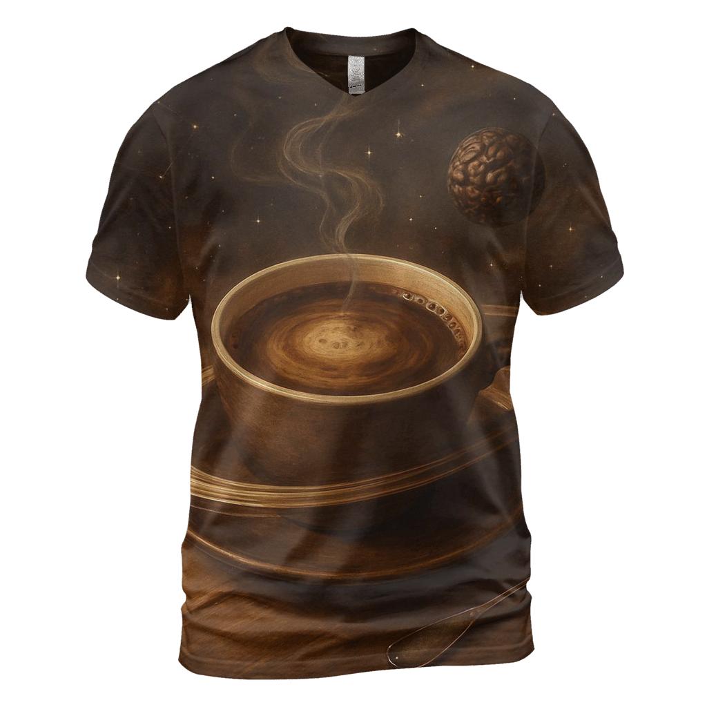 Orbital Roast creative print fashion shirts