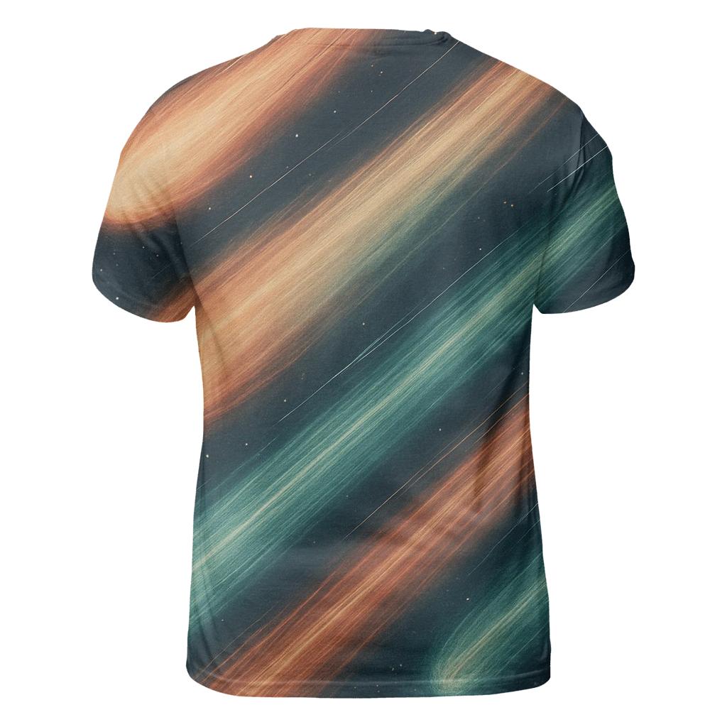 Celestial Comet Trail Cascade designer pattern shirts