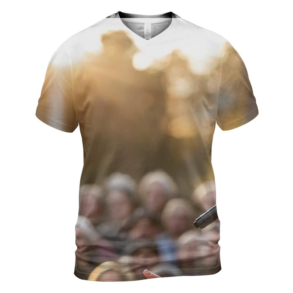 Charlie Kirk In A Community Discussion personalized full print shirts