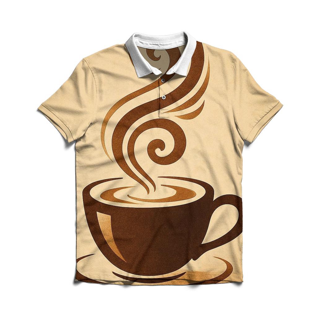 Steaming Spiral personalized polo shirts