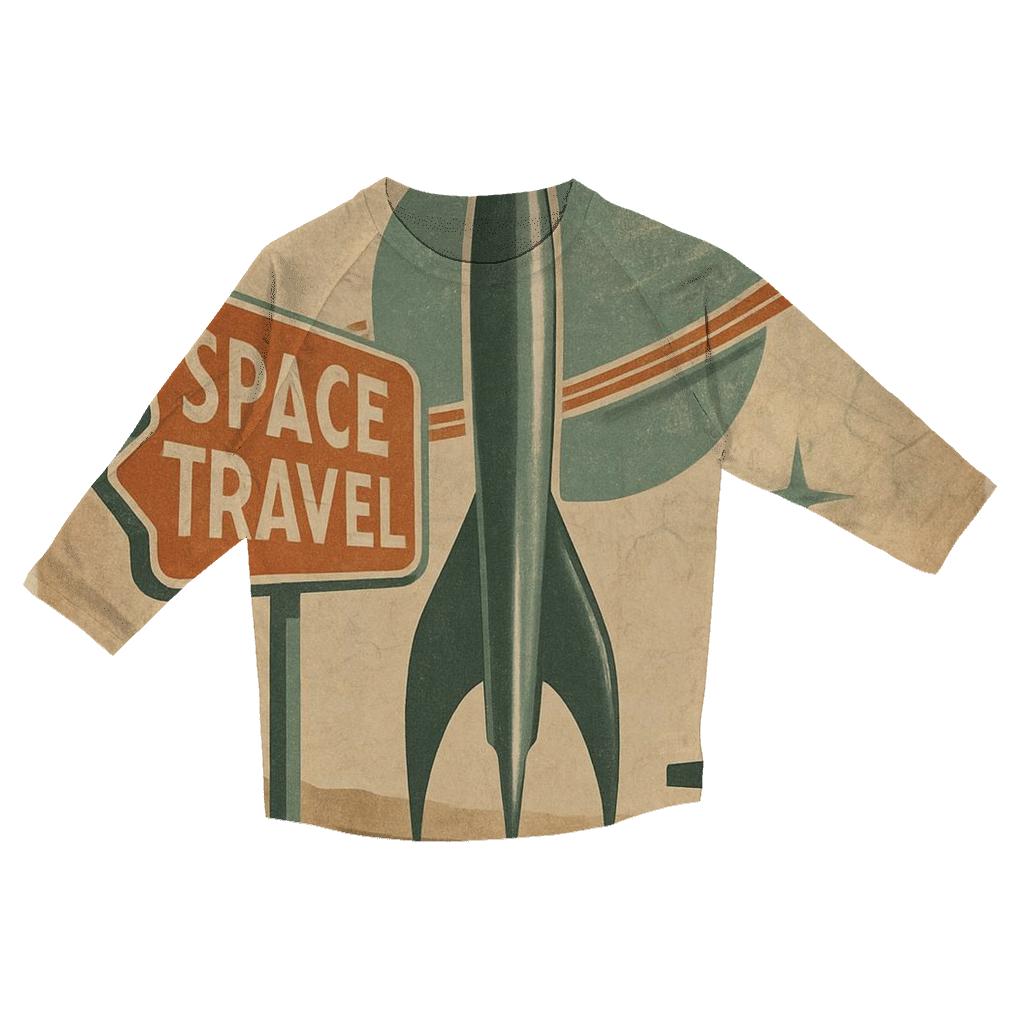 Midcentury Roadside Planetarium Poster cotton quarter sleeve shirts