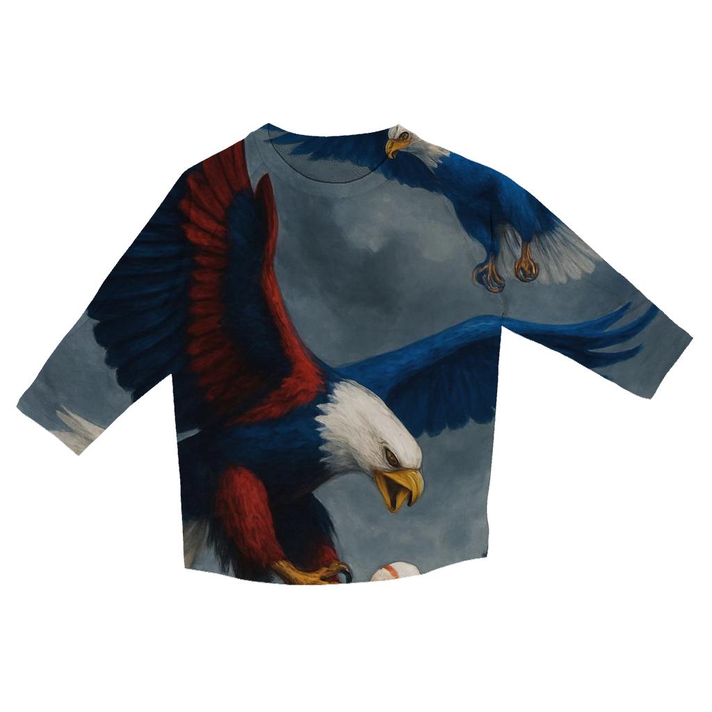 Victory Clash In The Skies designer 3/4 sleeve blouses