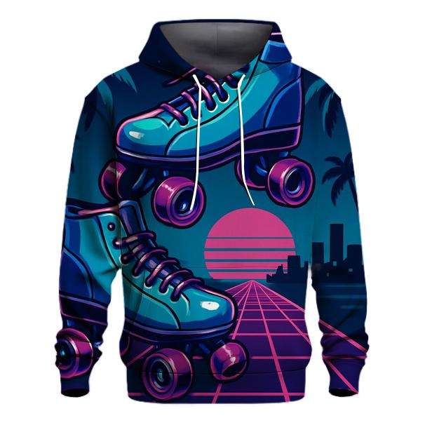Midnight Neon Rollerway premium hoodies
