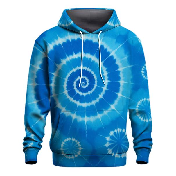 Indigo Kumo Nebula Spiral zip-up hoodies