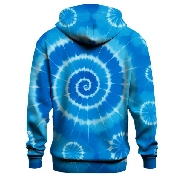 Indigo Kumo Nebula Spiral zip-up hoodies