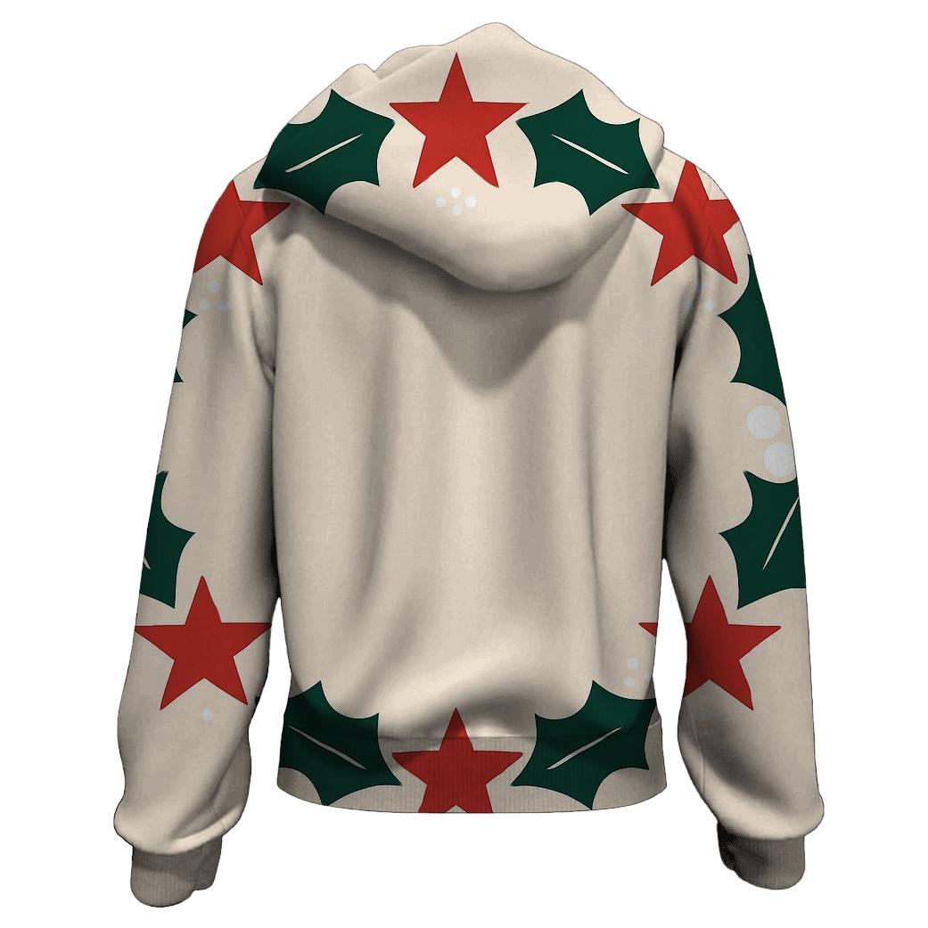 Holly Star Wreath hoodie trends