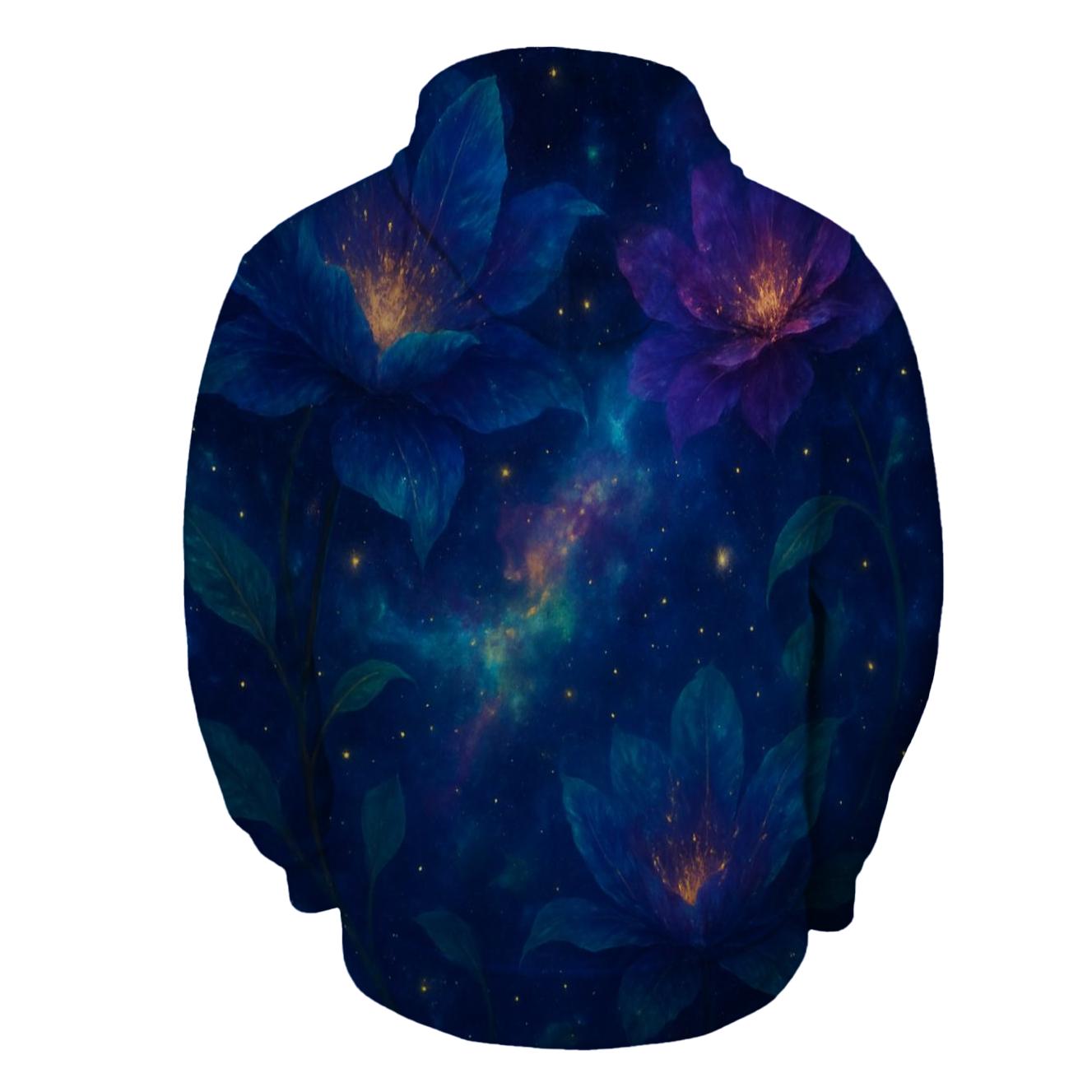 Cosmic Botanical Fusion hoodie trends