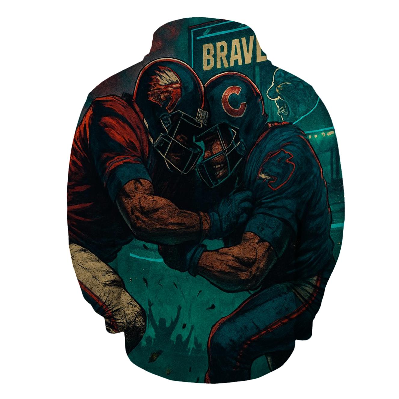 Braves Vs Cubs Battleground Clash hoodies fashion