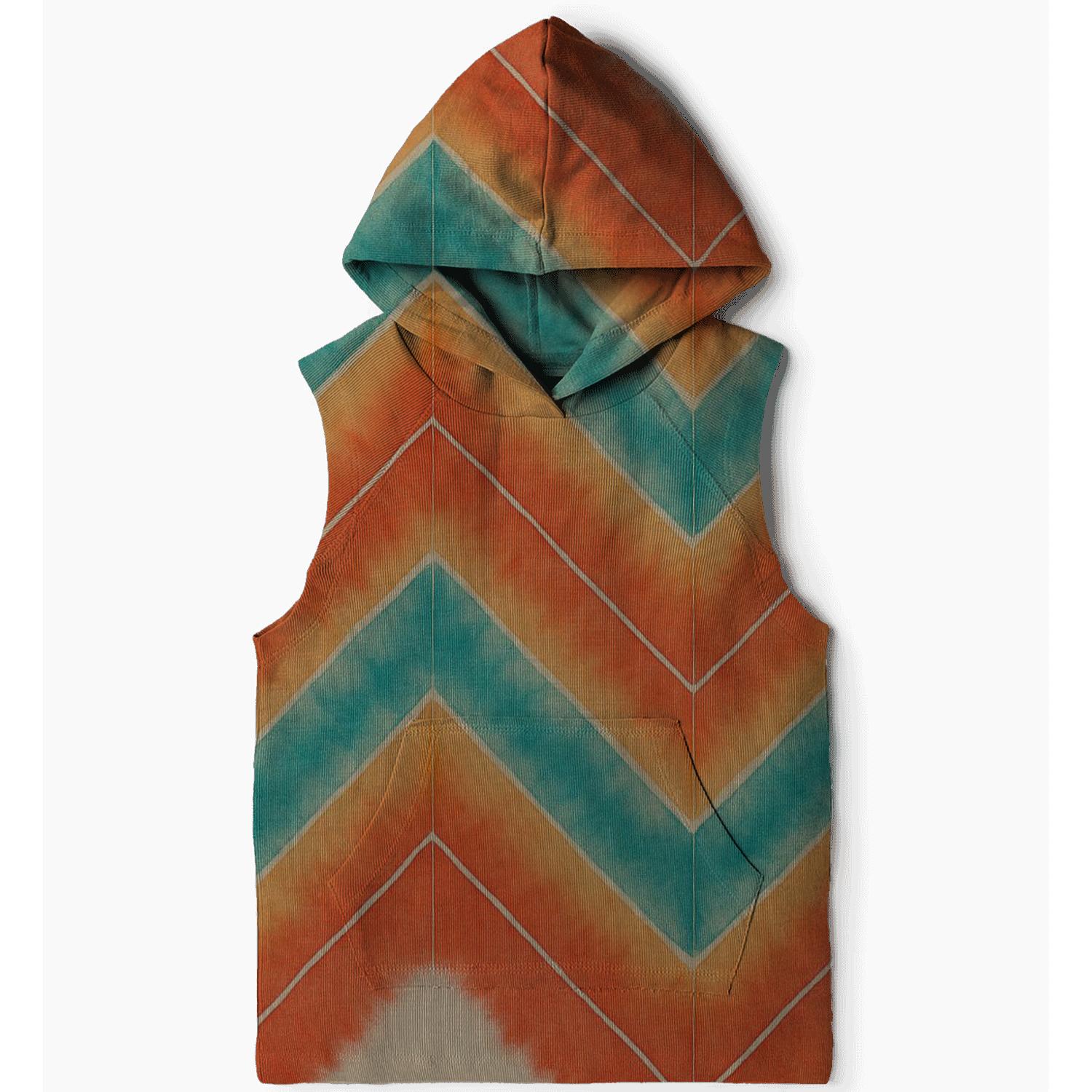 Accordion Chevron Itajime lightweight hoodies