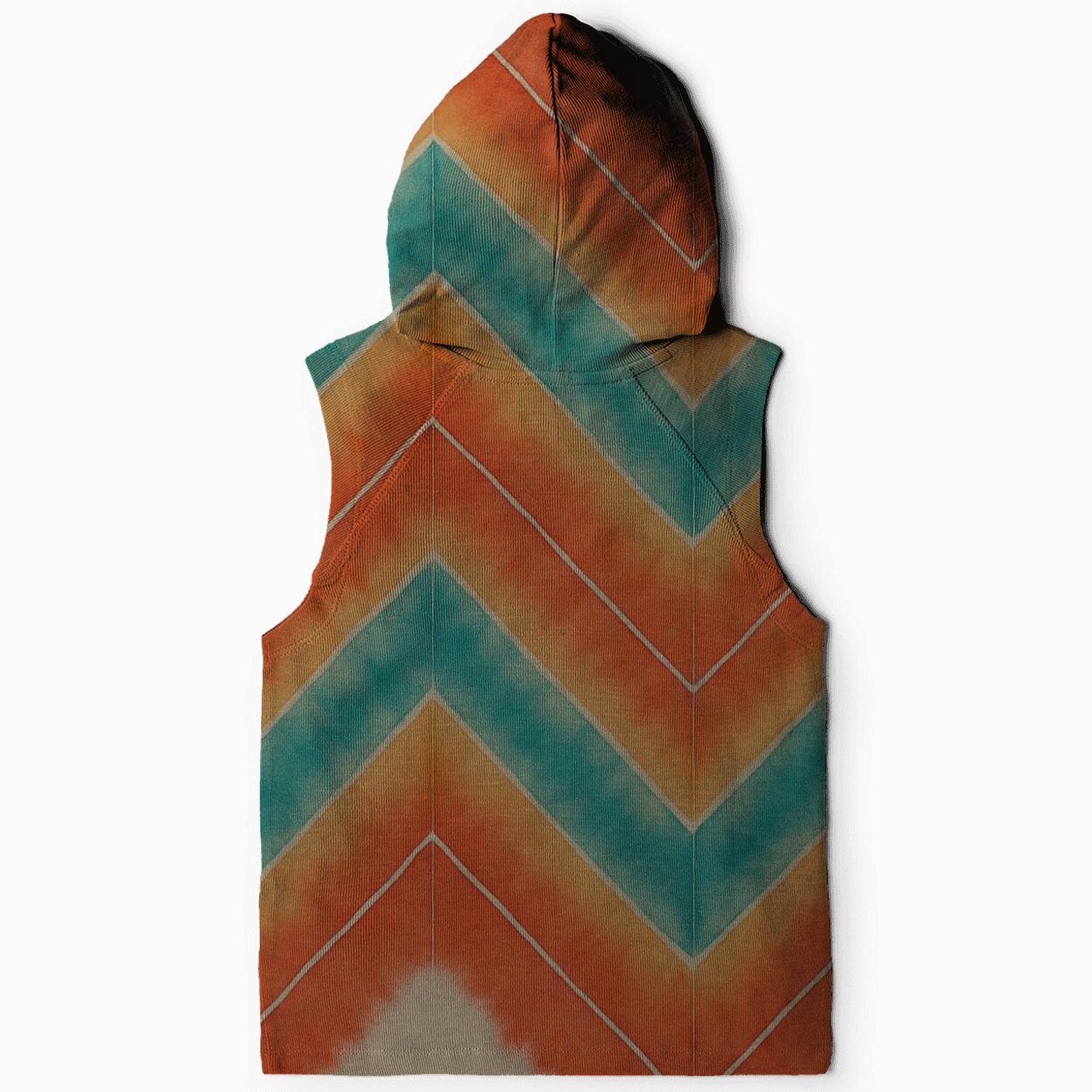 Accordion Chevron Itajime lightweight hoodies