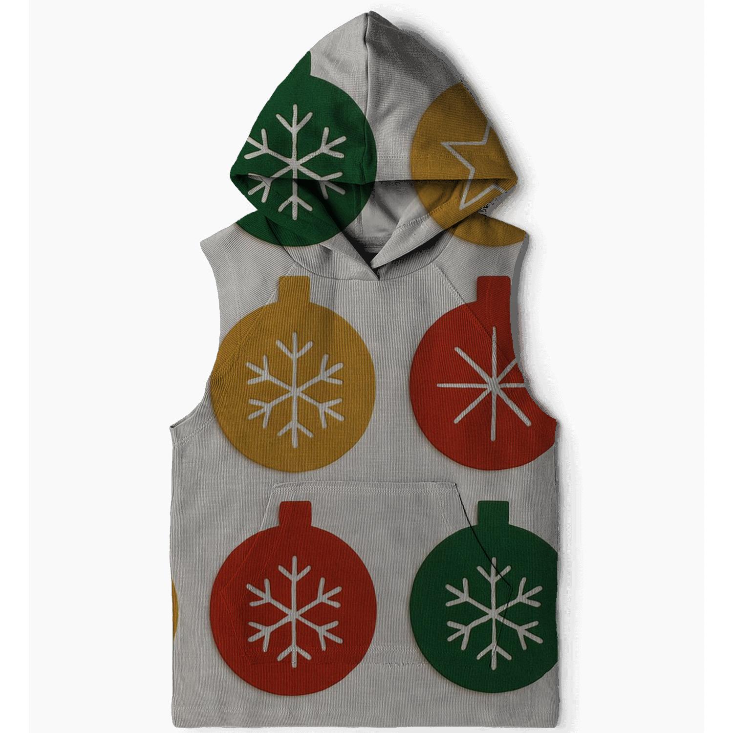 Joyful Christmas Ornaments graphic hoodies