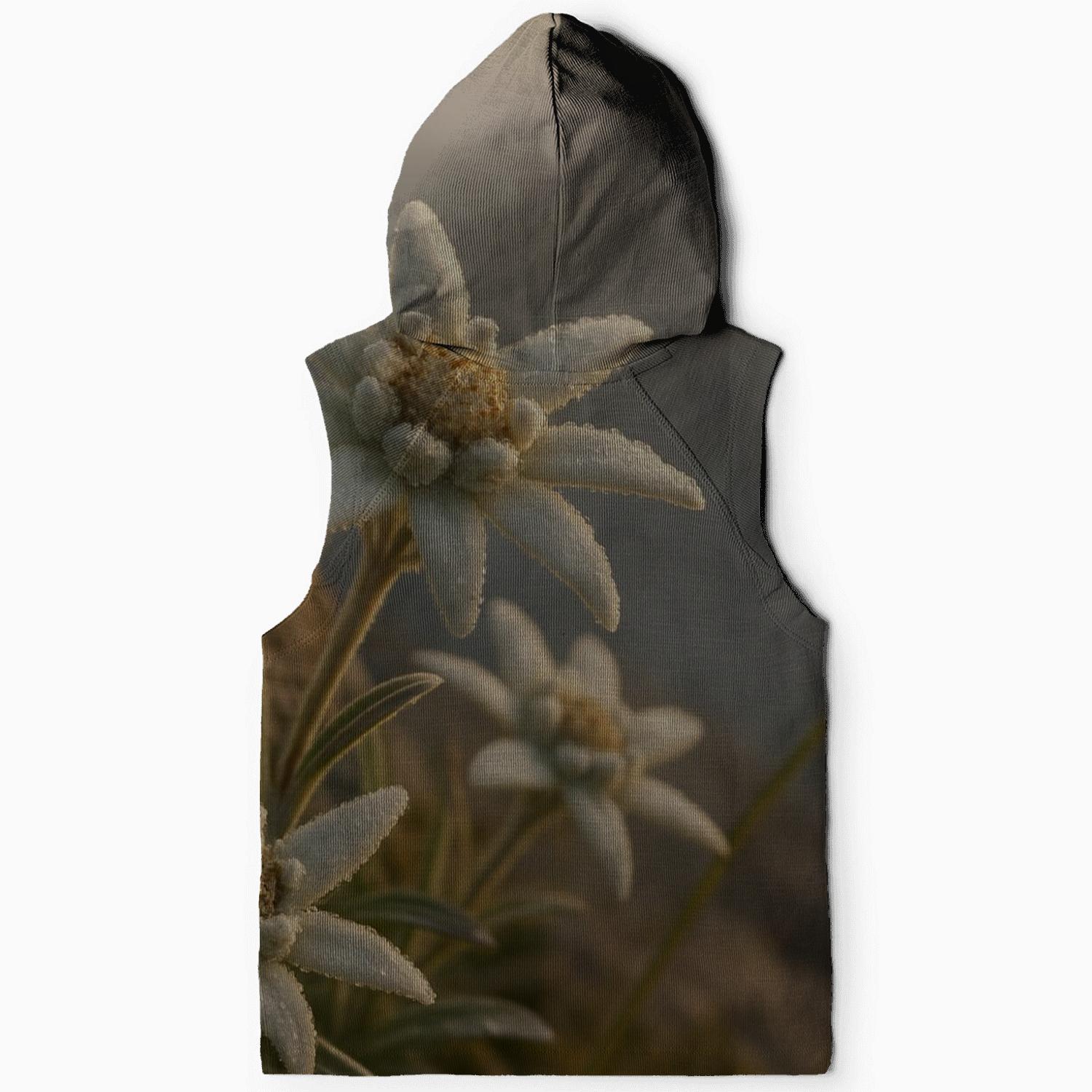 Morning Dew On Himalayan Edelweiss Cluster custom hoodies