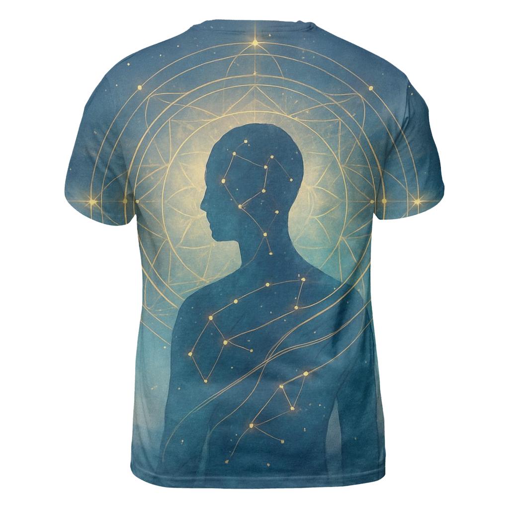 Inner Constellation vibrant all-over design tees