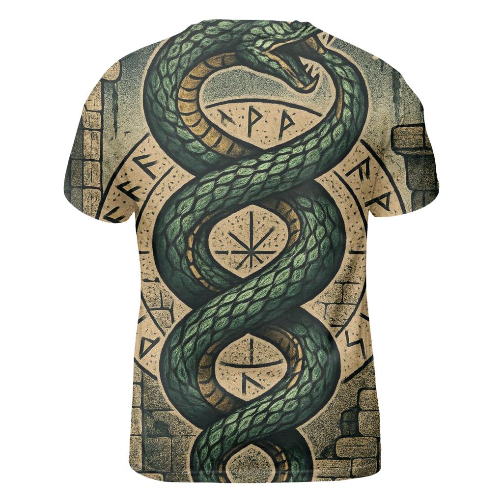Helix Of The Verdant Serpent artistic all-over print tops