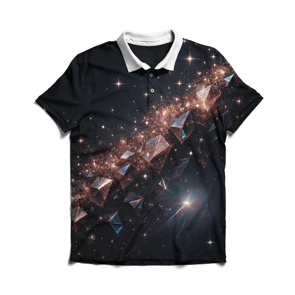 Nebula Noir Veil designer slim fit polos