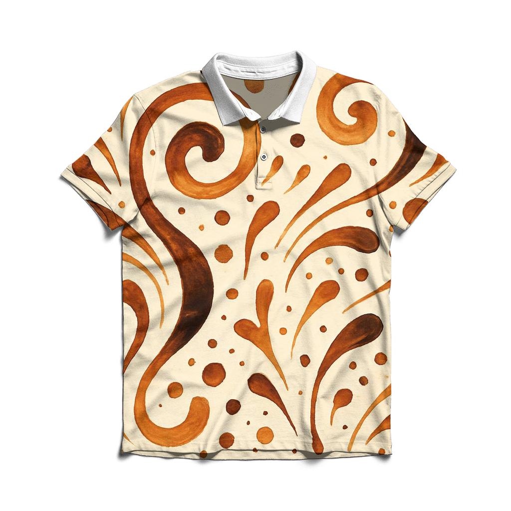 Drip Dance casual sports polo shirts