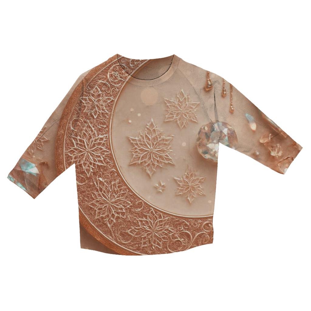 Opulent Starlace stylish quarter sleeve tops