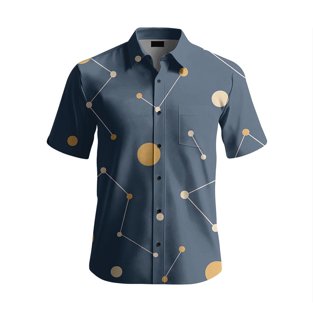 Planetary Dot Constellation branded embroidered shirts