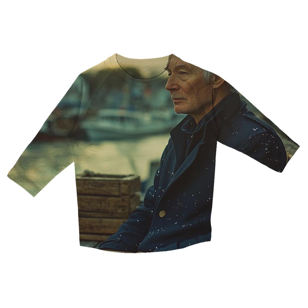 Graham Greene At The Port Of Call fashion 3/4 sleeve shirts