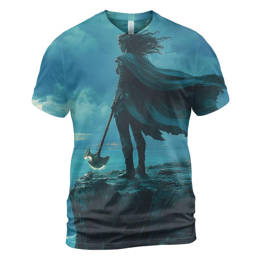 Tessa Thompson Valkyrie Stormbreaker Legacy creative print fashion shirts