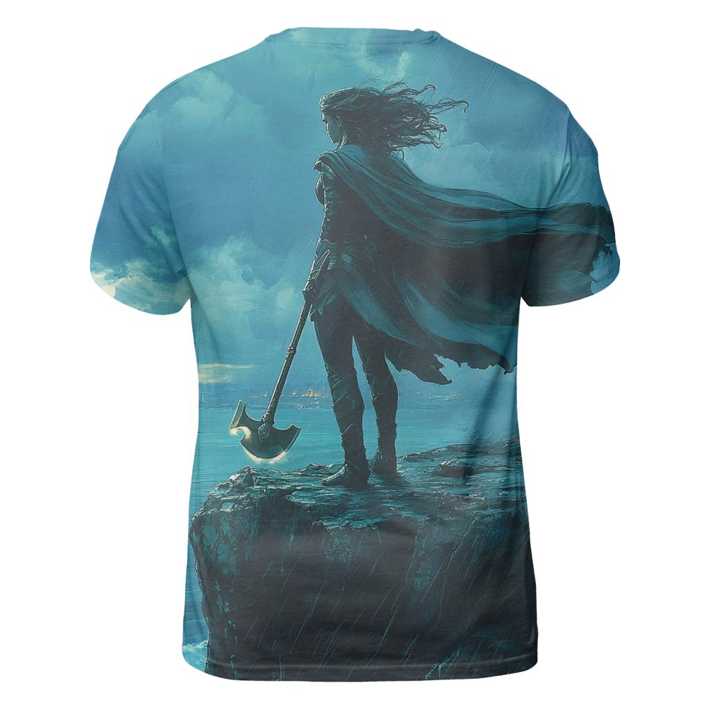 Tessa Thompson Valkyrie Stormbreaker Legacy creative print fashion shirts