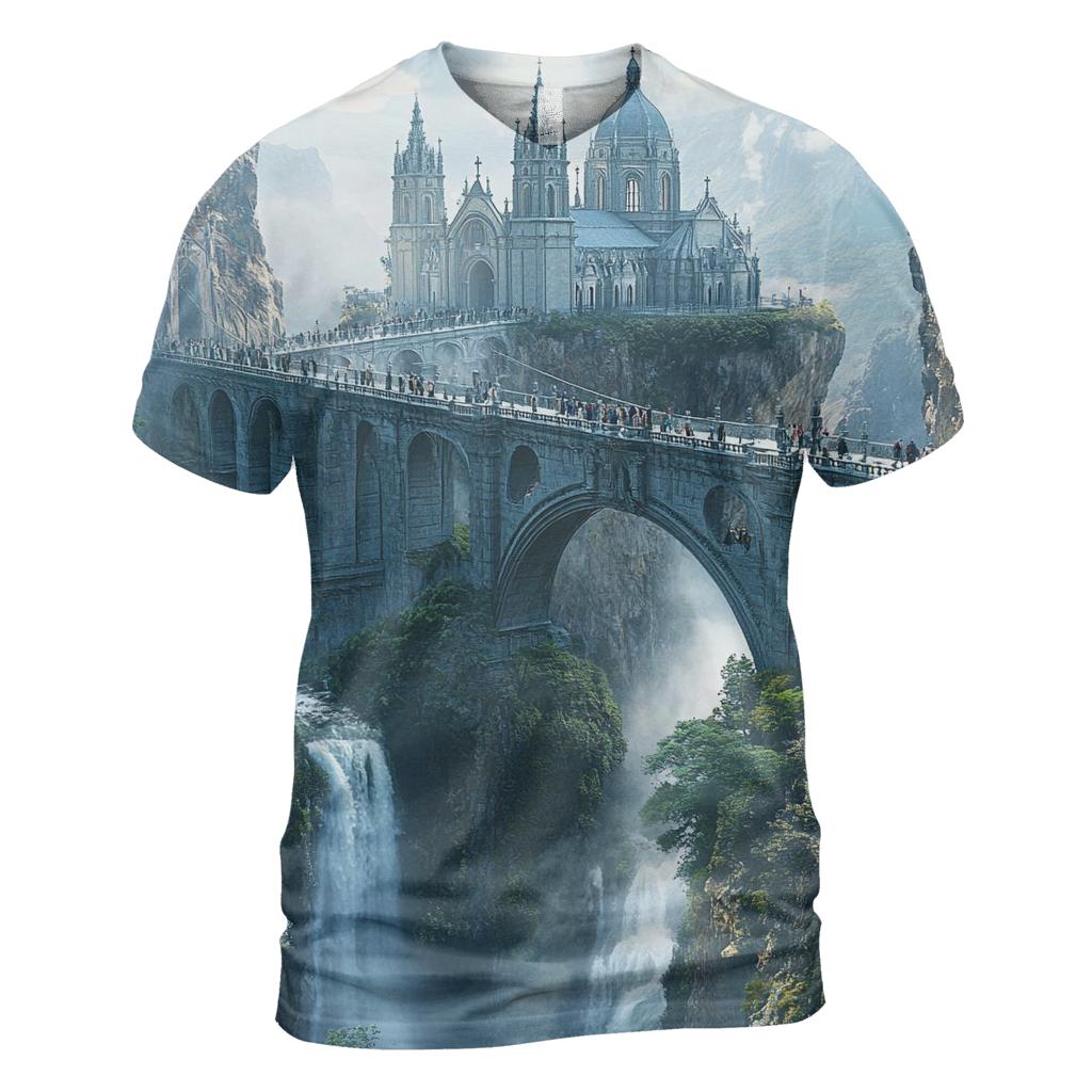 Santuario De Las Lajas - Ipiales statement graphic shirts