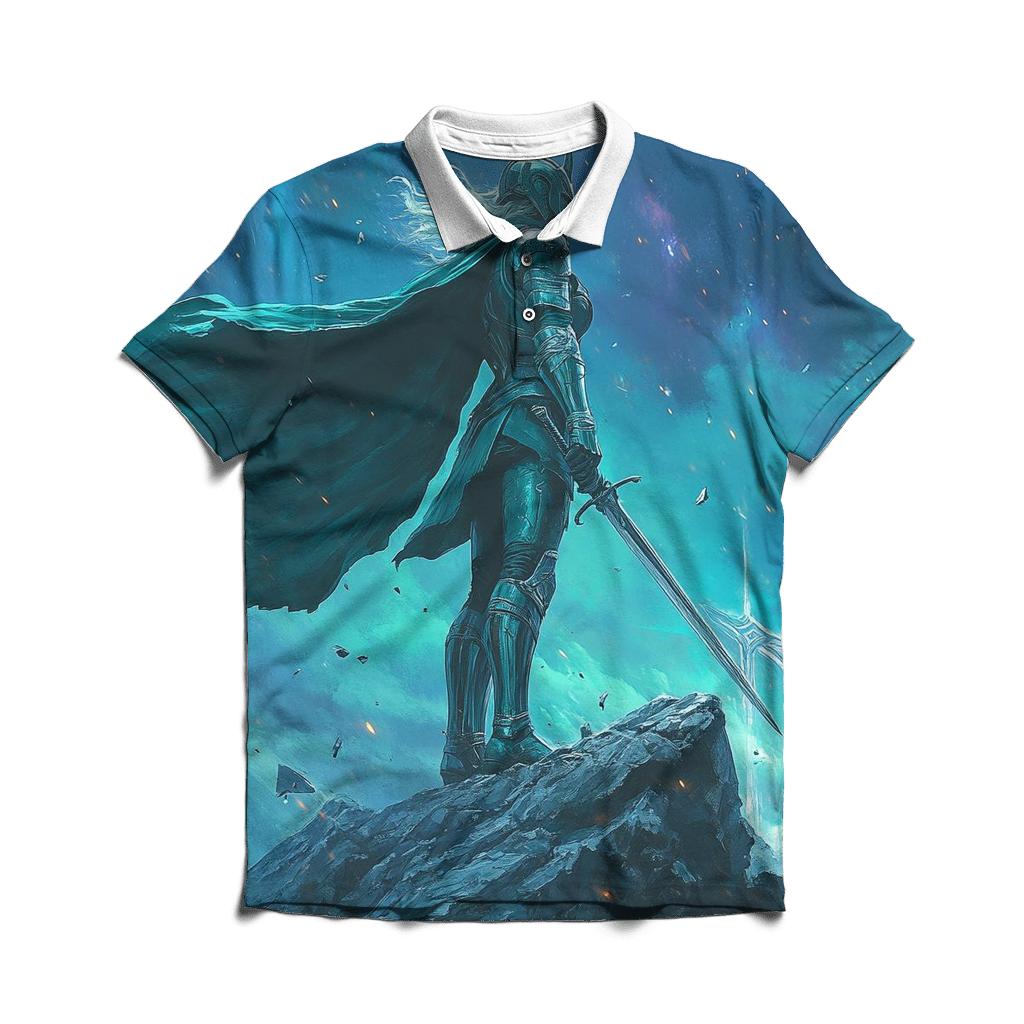 Tessa Thompson Valkyrie Stormborn Commander Of Asgard premium cotton polo shirts