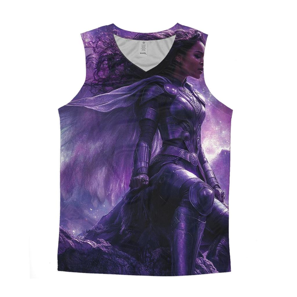 Tessa Thompson: Valkyrie Dawn Riding The Celestial Frontier designer workout tanks