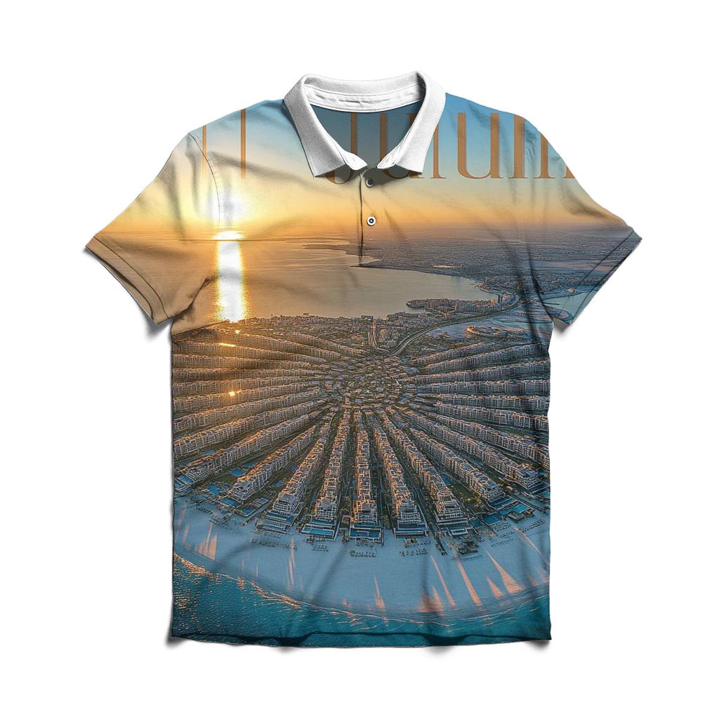 Palm Jumeirah casual sports polo shirts