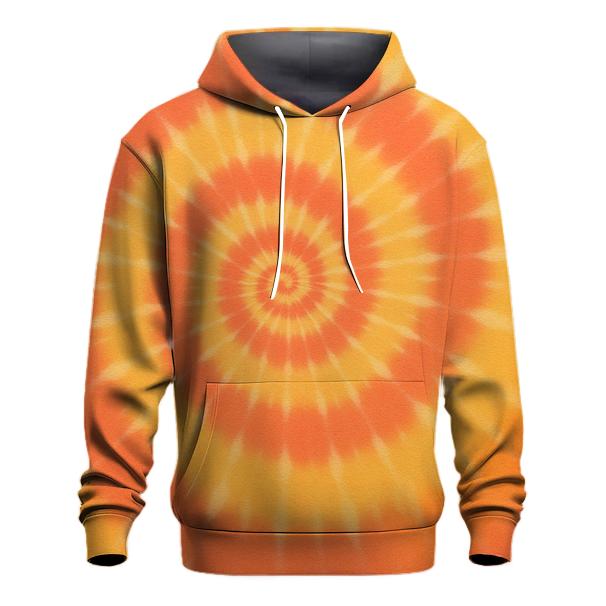 Sunset Spiral Bloom zip-up hoodies
