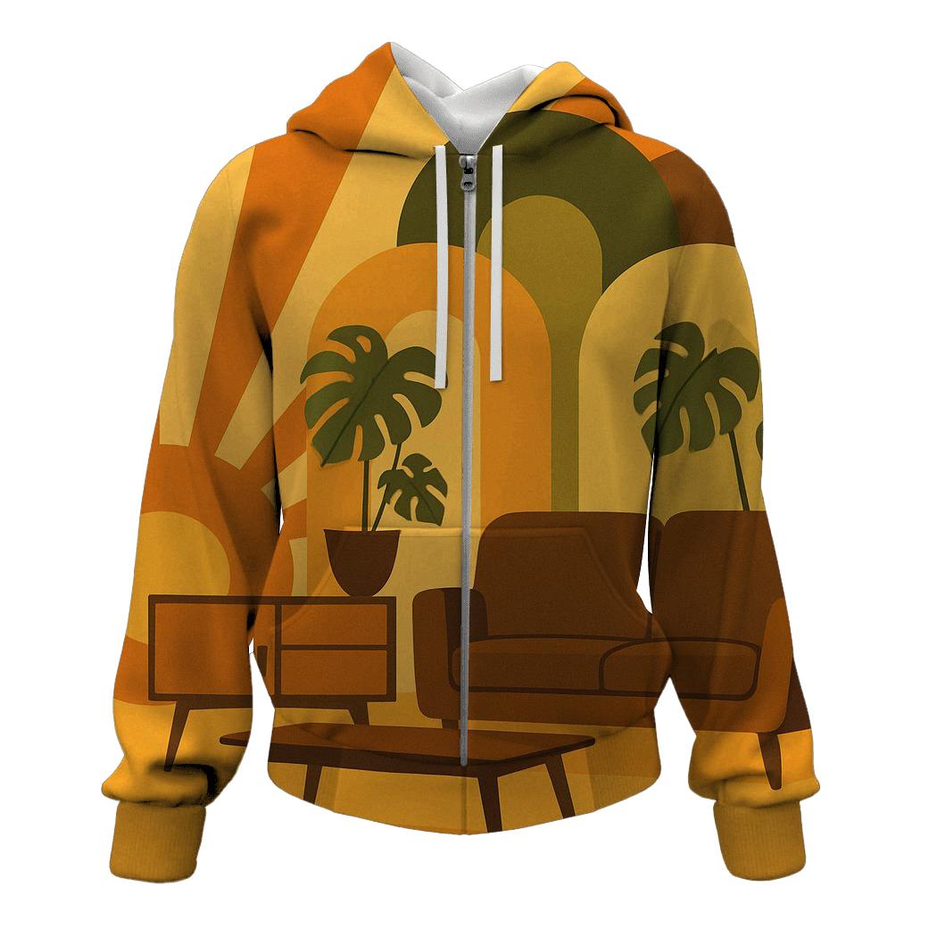 Sunburst Living Room Groove hoodie styles