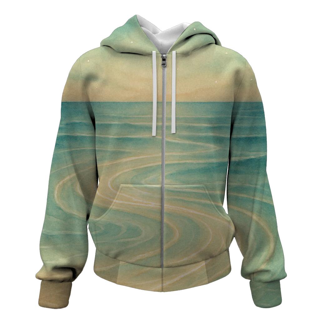 Luminous Tides premium hoodies