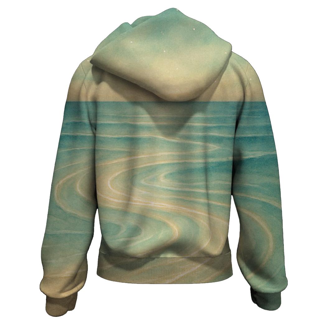 Luminous Tides premium hoodies