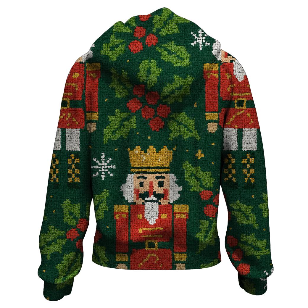 Festive Nutcracker Symphony Design premium hoodies