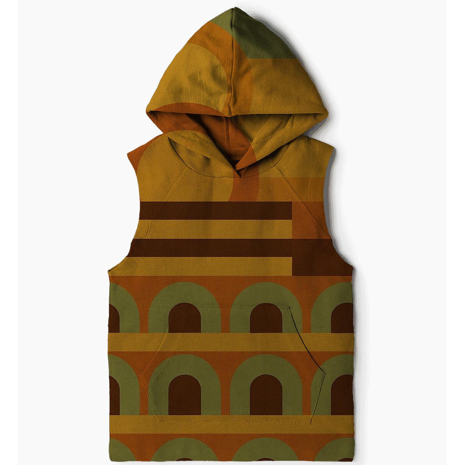 Solar Groove Strata printed hoodies