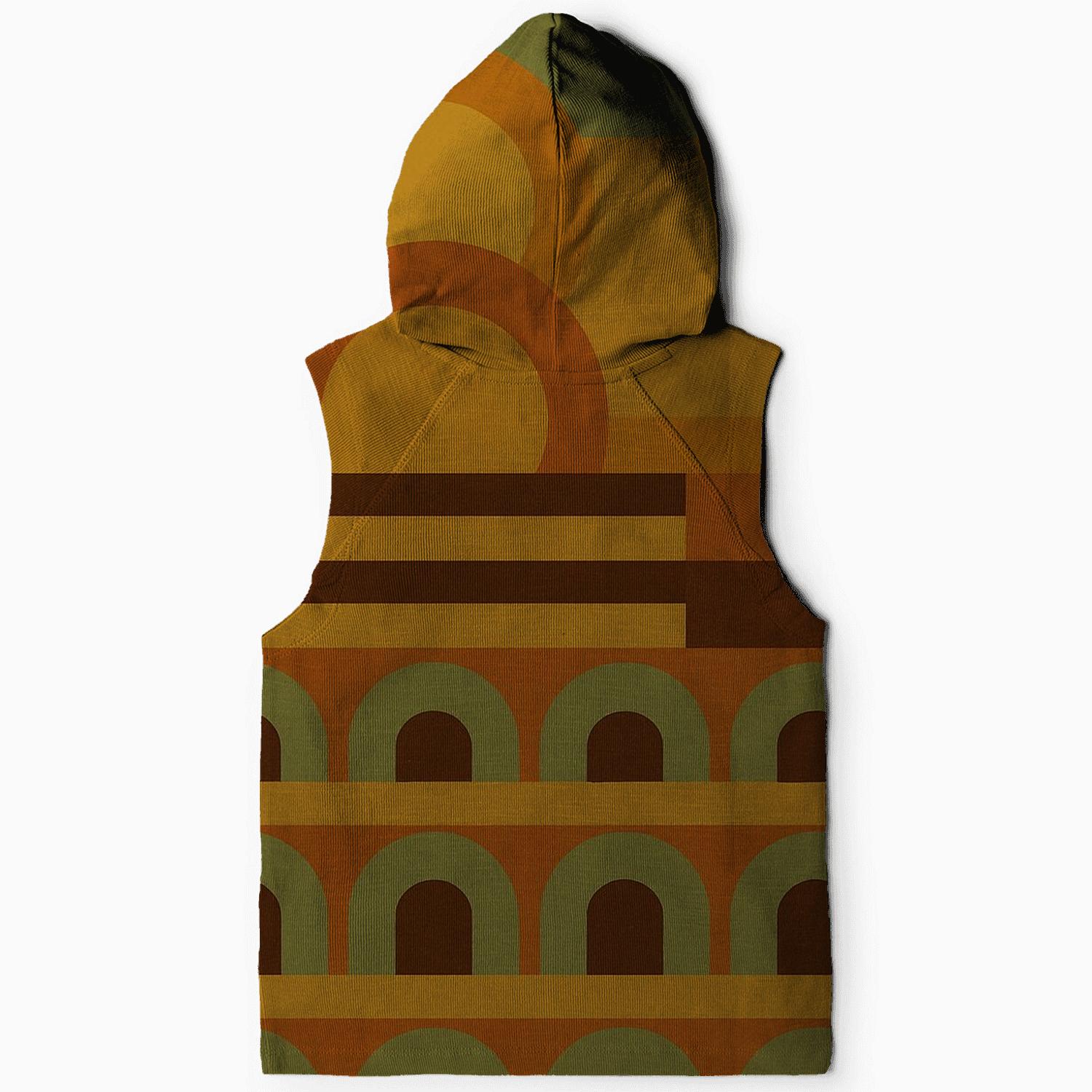 Solar Groove Strata printed hoodies